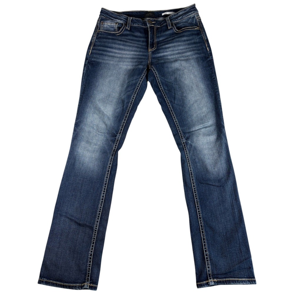 Daytrip Virgo Jeans Mens 31L Blue Denim Medium Wash Rugged Comfort Straight Leg